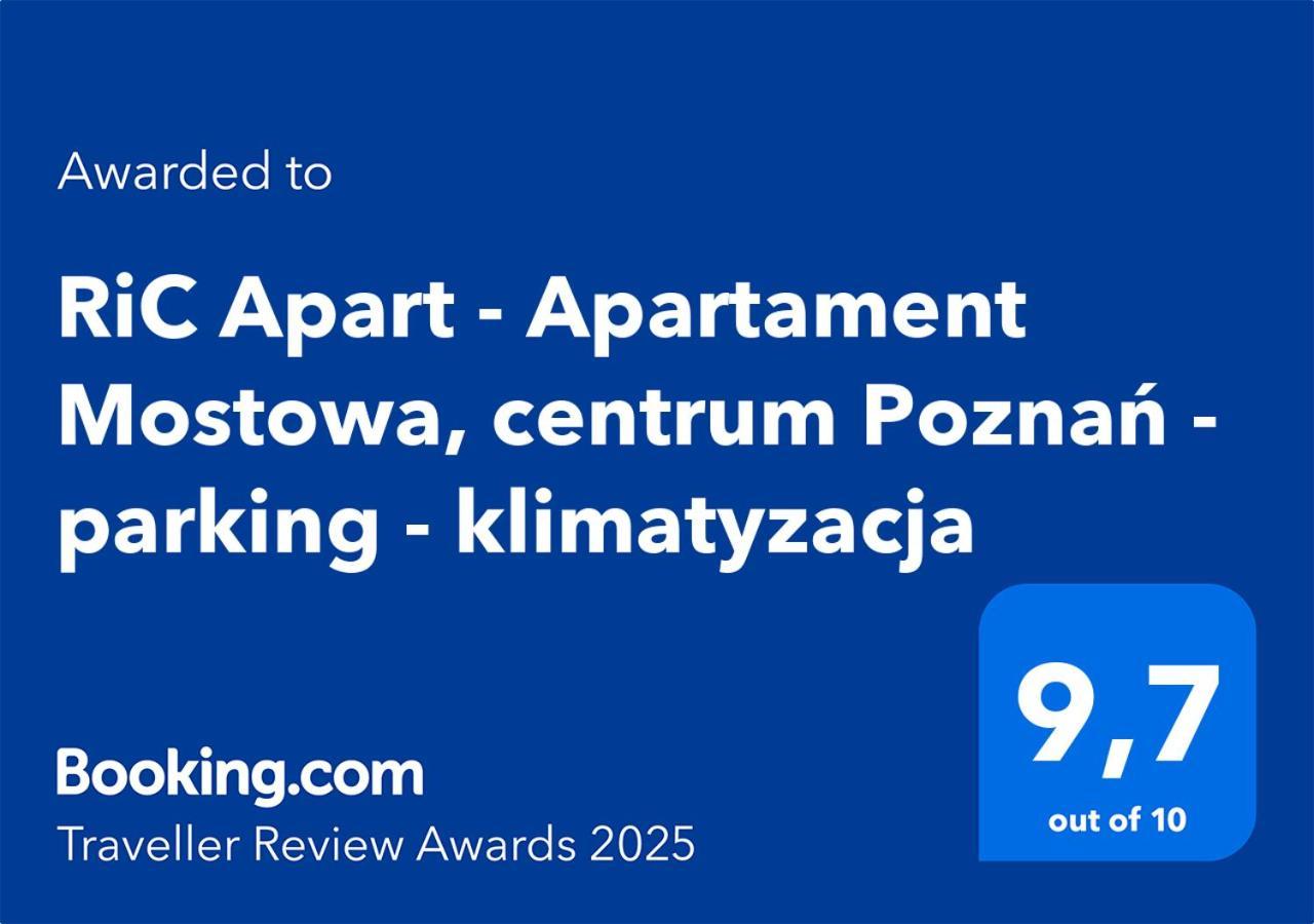 Ric Apart - Apartament Mostowa, Centrum Poznan - Parking - Klimatyzacja 외부 사진